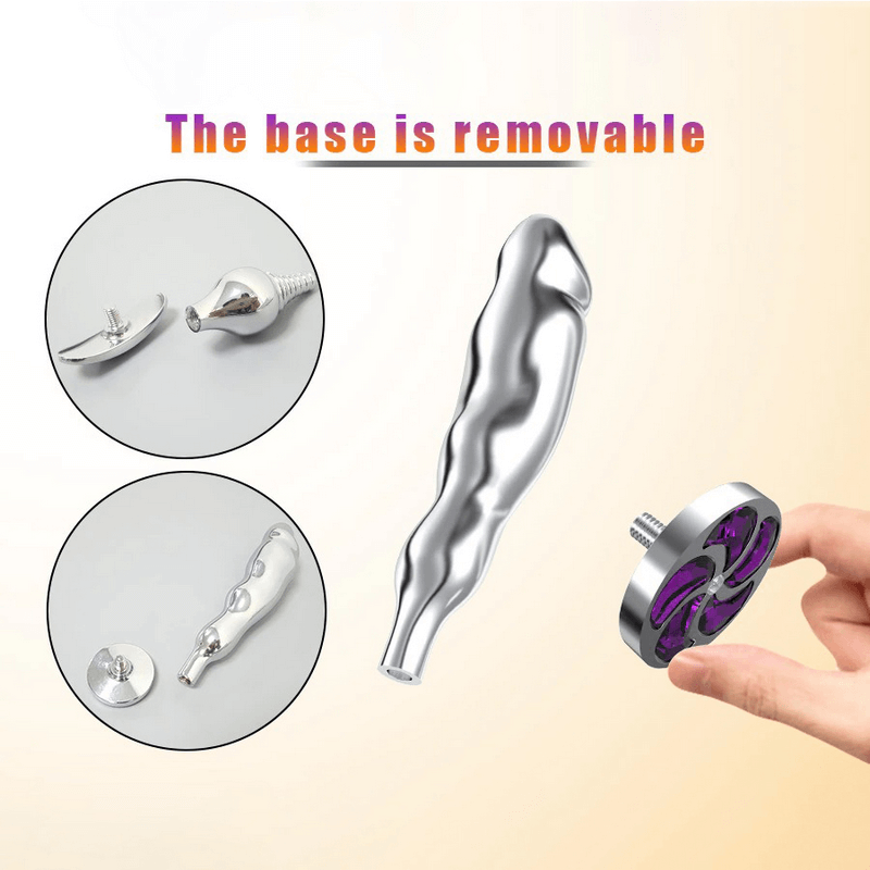 Butt Plugs-Transformers / Metal Anal Dildos with Removable Base / Sex Toys for Couples - EVE's SECRETS