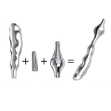 Butt Plugs-Transformers / Metal Anal Dildos with Removable Base / Sex Toys for Couples - EVE's SECRETS