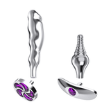 Butt Plugs-Transformers / Metal Anal Dildos with Removable Base / Sex Toys for Couples - EVE's SECRETS