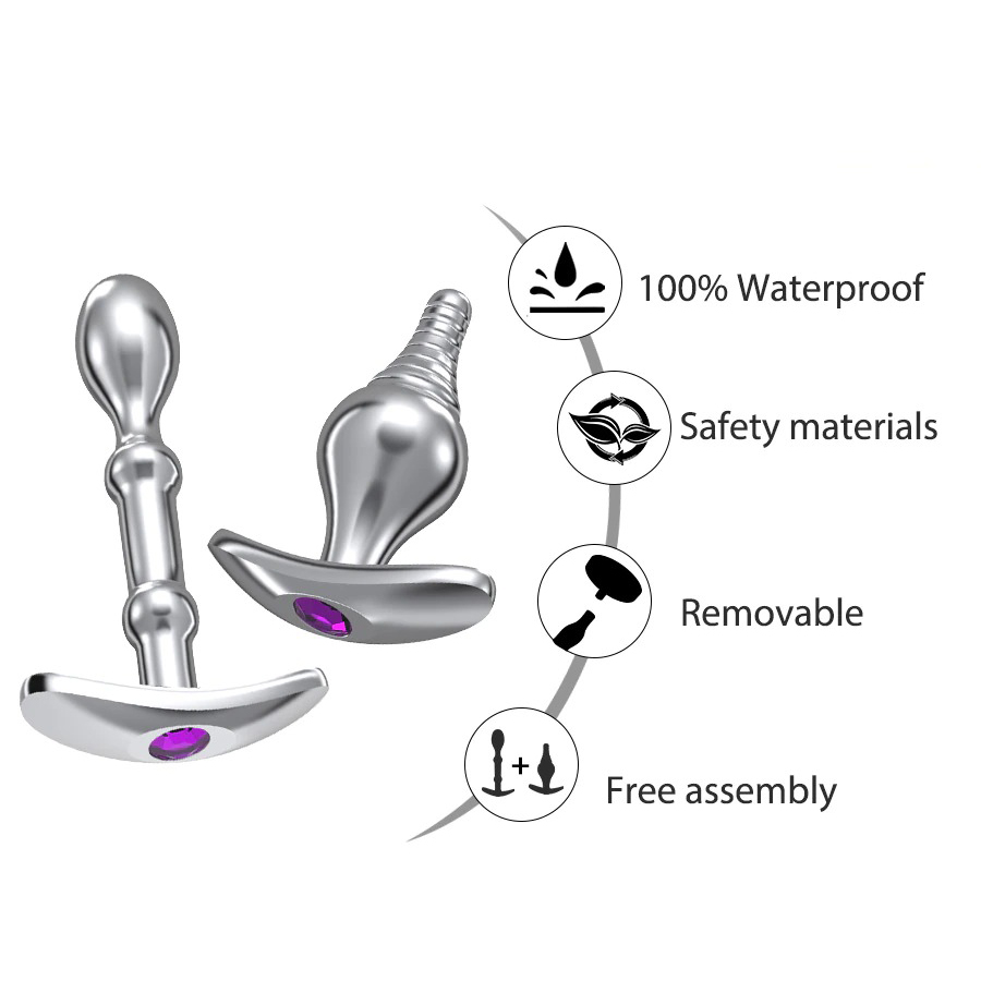 Anal Metal Sex Toy for Men and Women / Anal Aluminium Dildo / Adult Anal Plug - EVE's SECRETS