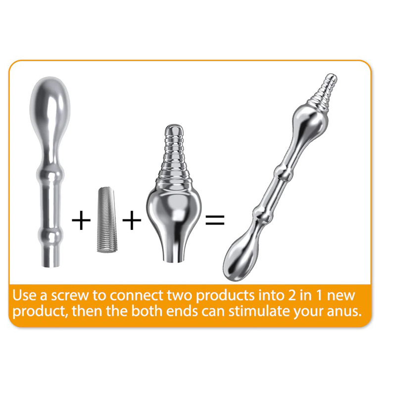 Anal Metal Sex Toy for Men and Women / Anal Aluminium Dildo / Adult Anal Plug - EVE's SECRETS
