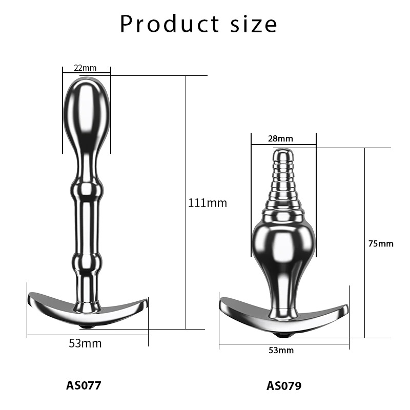 Anal Metal Sex Toy for Men and Women / Anal Aluminium Dildo / Adult Anal Plug - EVE's SECRETS