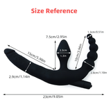 Anal Plug Prostate Massager For Men and Women / Huge Realistic Dildo Penis With Vibrator - EVE's SECRETS