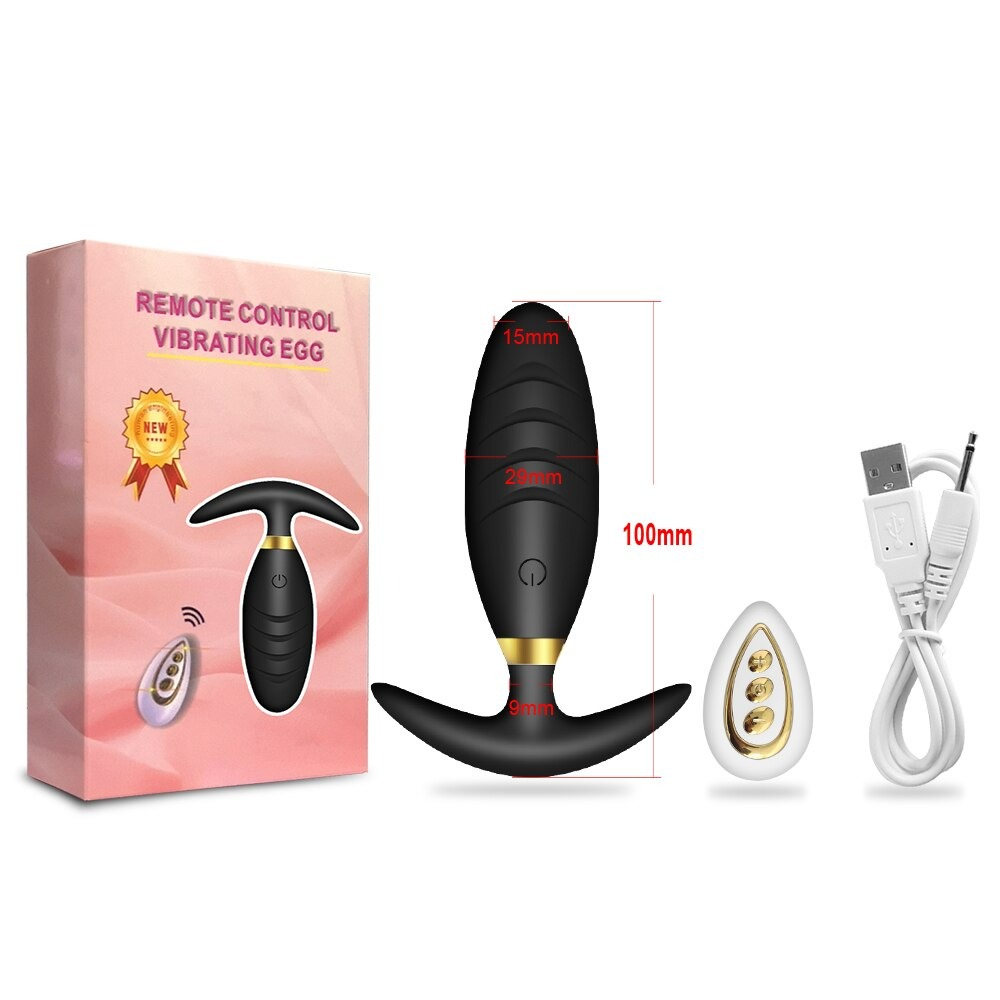 Anal Plug Vibrator for Men and Women / Adult Wireless Prostate Massager / Anal Butt Remote Control - EVE's SECRETS