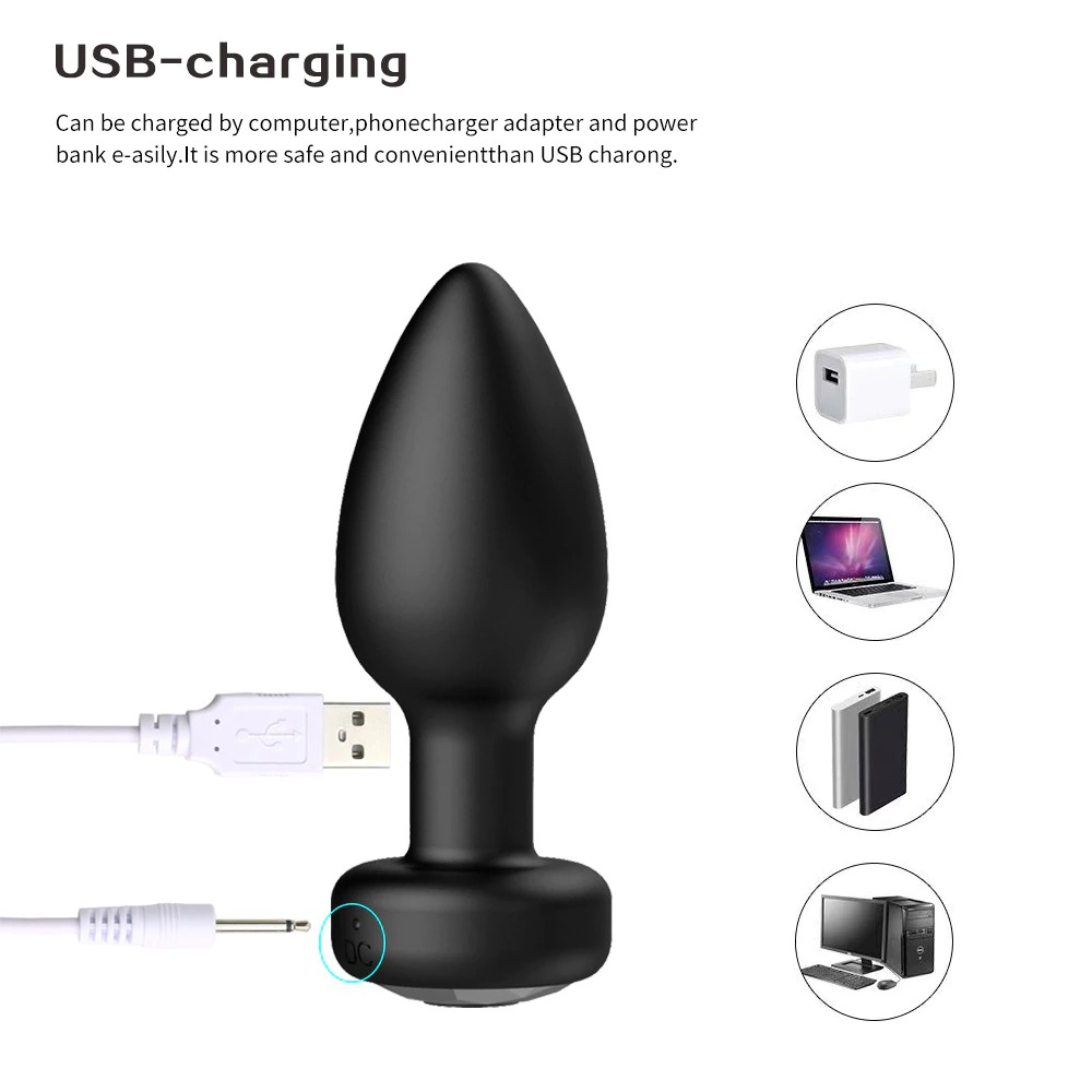 Anal Plug With Wireless Remote Control / Vibrators For Women / Sex Toys For Couples - EVE's SECRETS