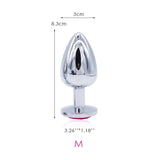 Anal Plugs with Vibrator Toy / Vaginal Erotic Massager with Stainless Steel Butt Plug Balls - EVE's SECRETS