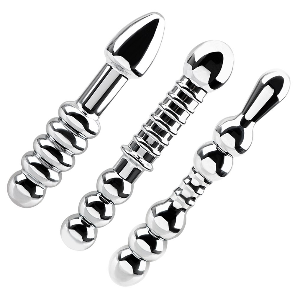 Anal Stainless Steel Stimulation for Men and Women / Dual Head Butt Plug Prostate Massager - EVE's SECRETS