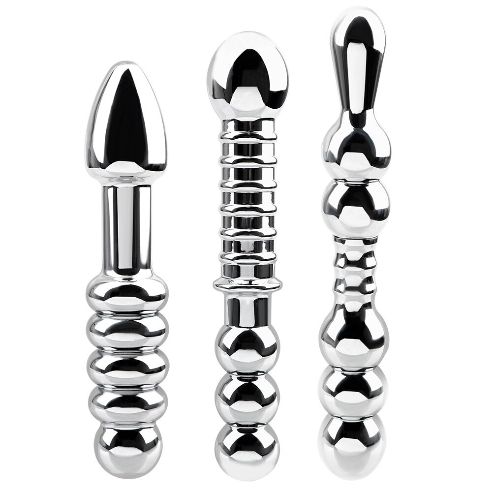Anal Stainless Steel Stimulation for Men and Women / Dual Head Butt Plug Prostate Massager - EVE's SECRETS