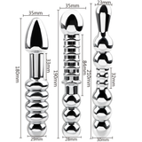 Anal Stainless Steel Stimulation for Men and Women / Dual Head Butt Plug Prostate Massager - EVE's SECRETS
