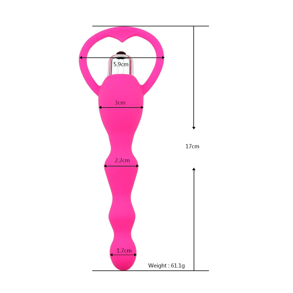 Anal Vibrator Sex Toy for Women and Men / Vibrating Anal Beads / Prostate Massage Sex Toys - EVE's SECRETS