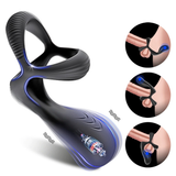 Anal Vibrator with Vibrating Cock Ring / Long Lasting Erection Prostate Massager - EVE's SECRETS