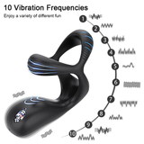 Anal Vibrator with Vibrating Cock Ring / Long Lasting Erection Prostate Massager - EVE's SECRETS