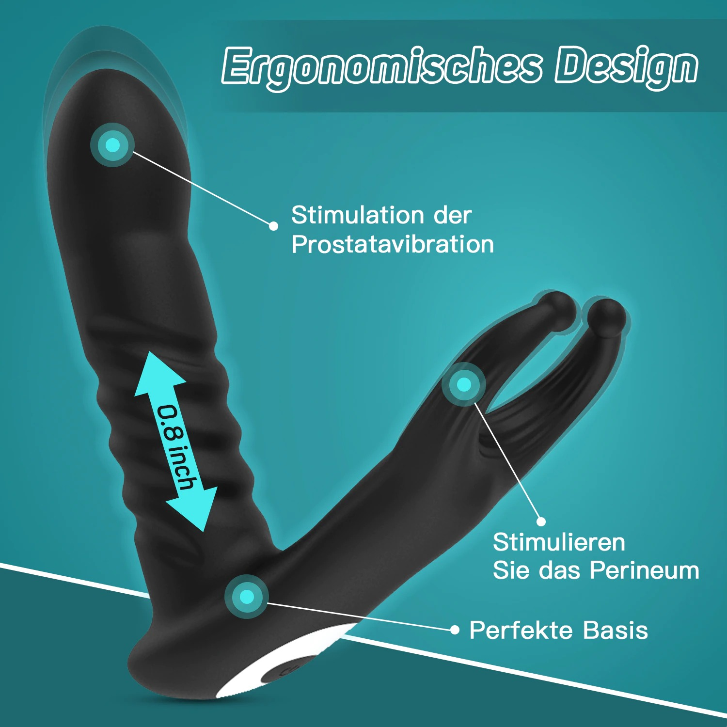 Anal Vibrator with Wireless Remote Control / Telescopic Male Prostate Massager / Adult Sex Toys - EVE's SECRETS