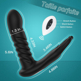 Anal Vibrator with Wireless Remote Control / Telescopic Male Prostate Massager / Adult Sex Toys - EVE's SECRETS