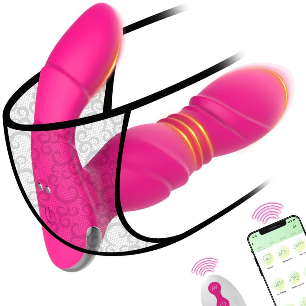 App-Controlled Vibrators / Female Clitoral Remote Sex Toys / Pink Women's Masturbator - EVE's SECRETS