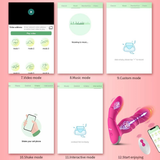 App-Controlled Vibrators / Female Clitoral Remote Sex Toys / Pink Women's Masturbator - EVE's SECRETS
