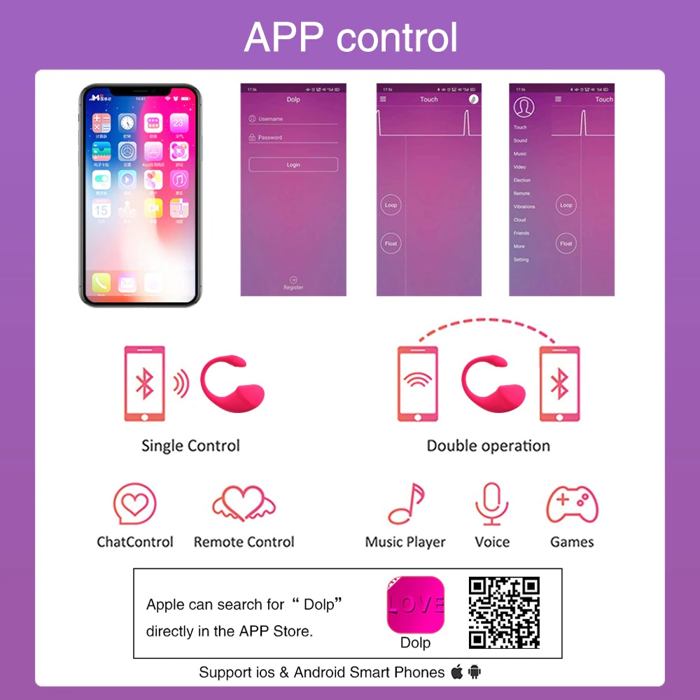 APP Remote Controlled Wearable Vibrator / Bluetooth Sex Toy for Women / Wireless Vibrating Sex Toy - EVE's SECRETS