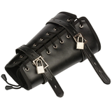 BDSM Black Armbinder Bondage Sleeve / Fetish PU Leather Hand Restraint