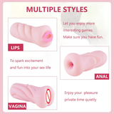 Artificial Realistic Vaginal, Anal and Mouth Simulators / Men's Pocket Mastrubators - EVE's SECRETS