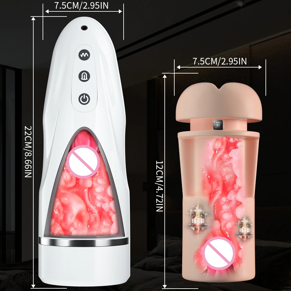 Automatic Oral Sex Machine for Men / Male Masturbation Blowjob Cup - EVE's SECRETS