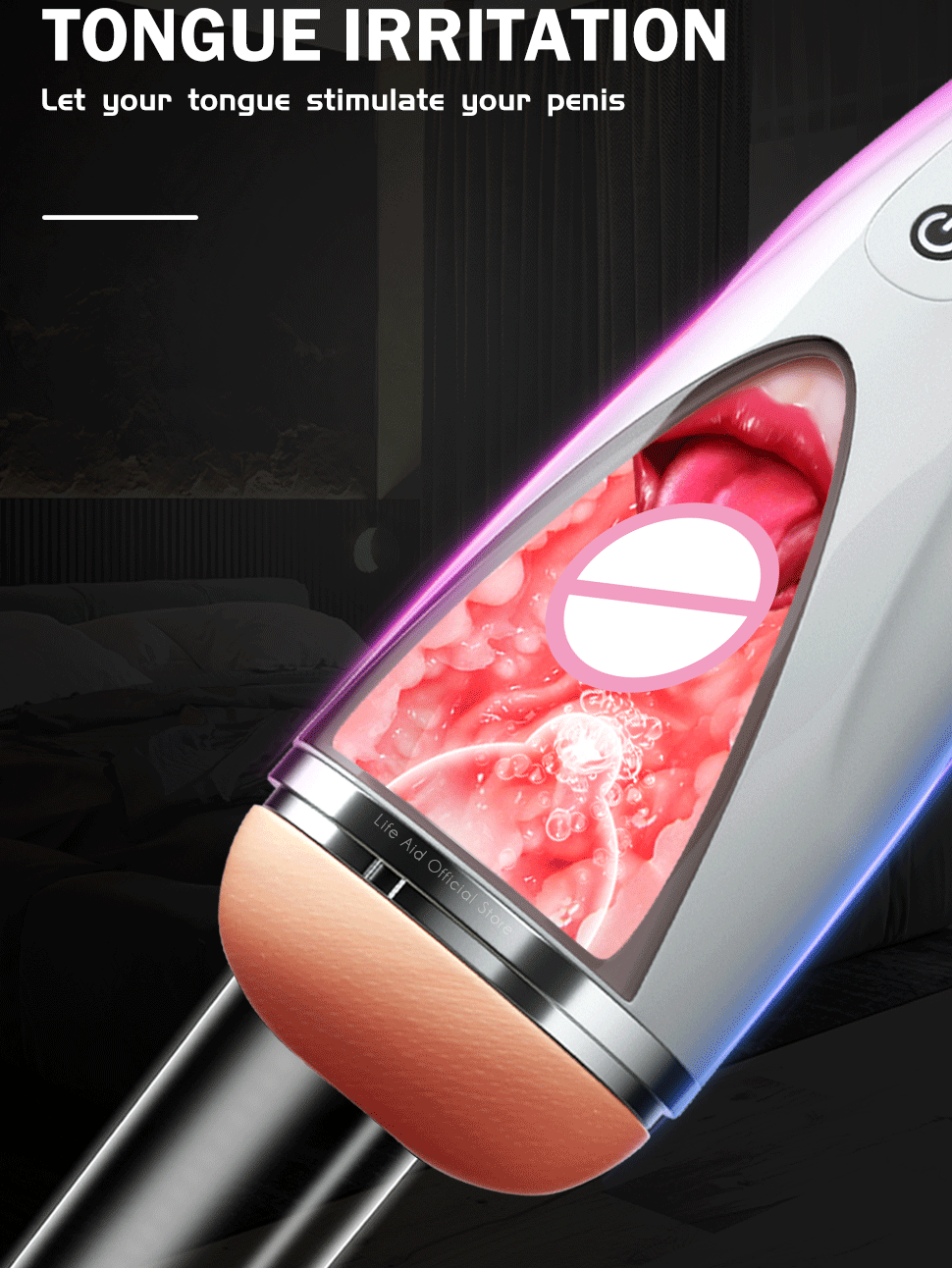 Automatic Oral Sex Machine for Men / Male Masturbation Blowjob Cup - EVE's SECRETS
