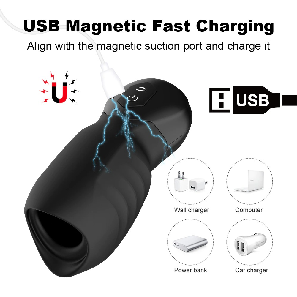Automatic Sucking Masturbator for Men / Penis Massager 7 Frequency Rotating / Sex Toys for Men - EVE's SECRETS