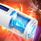 Automatic Telescopic Rotating Male Masturbator / Electric Piston Blowjob Toy with Moans Sounds - EVE's SECRETS