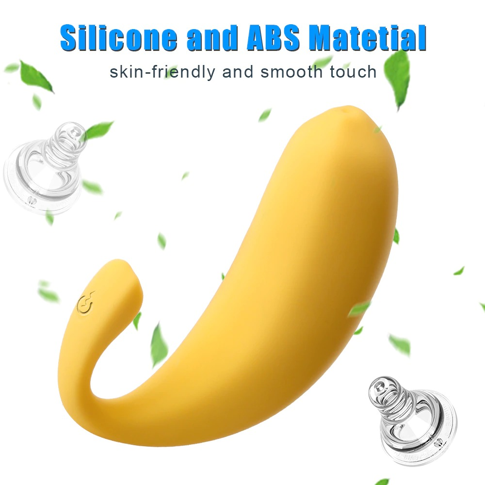 Banana Shape Vagina Clit Stimulator / 9 Speed G-Spot Vibrator for Ladies / Wireless Sex Toy - EVE's SECRETS