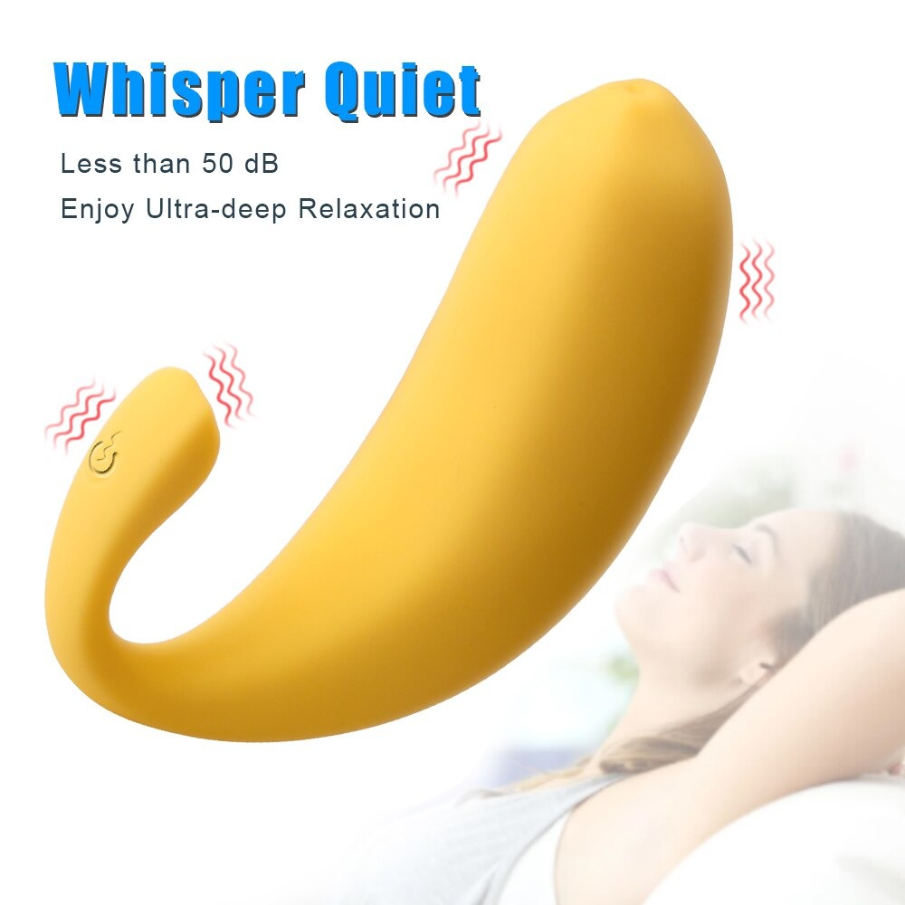 Banana Shape Vagina Clit Stimulator / 9 Speed G-Spot Vibrator for Ladies / Wireless Sex Toy - EVE's SECRETS