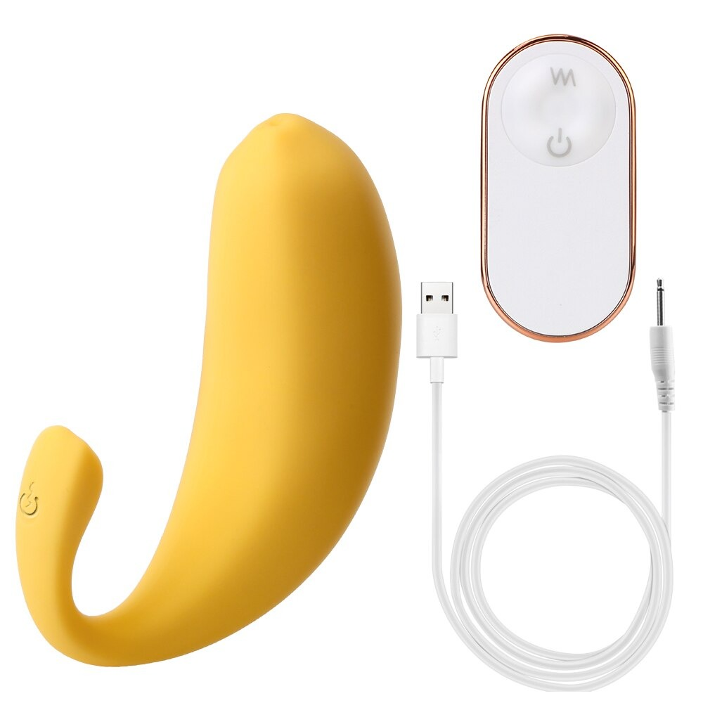 Banana Shape Vagina Clit Stimulator / 9 Speed G-Spot Vibrator for Ladies / Wireless Sex Toy - EVE's SECRETS