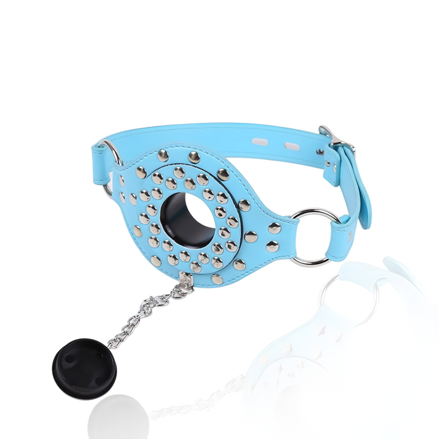BDSM Adult Sex Toys / PU Leather Gag With Plug / Unisex Role-Playing Games Accessories - EVE's SECRETS