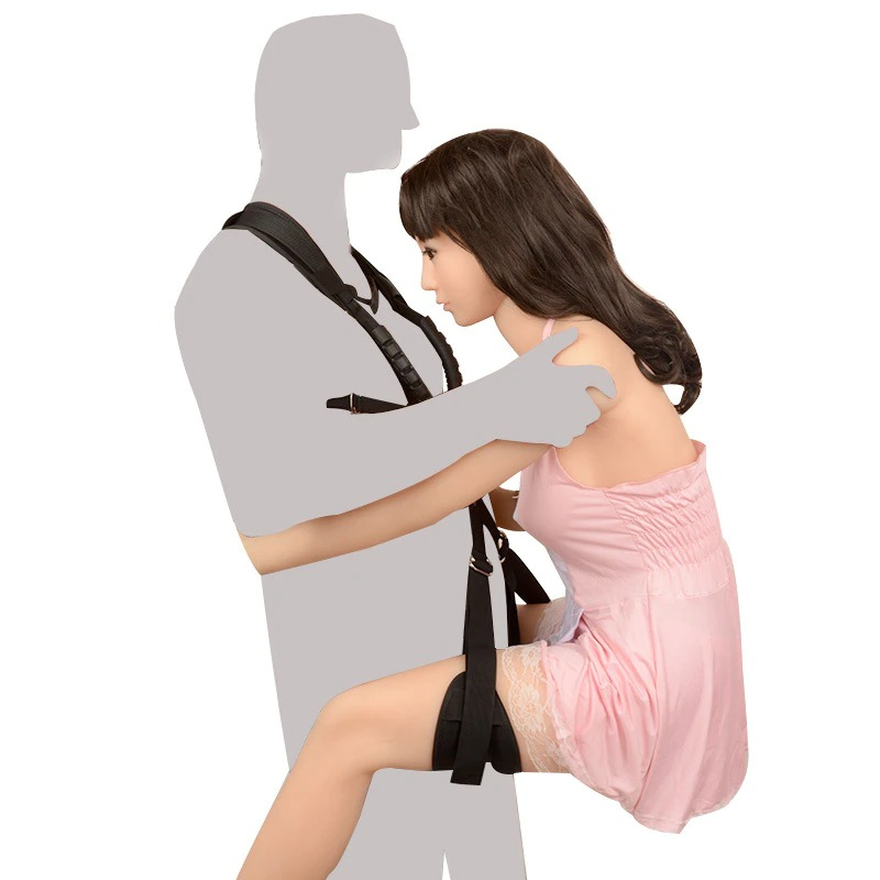 BDSM Black Sex Swing / Erotic Positioning Belts / Fetish Sex Toys for Couple - EVE's SECRETS