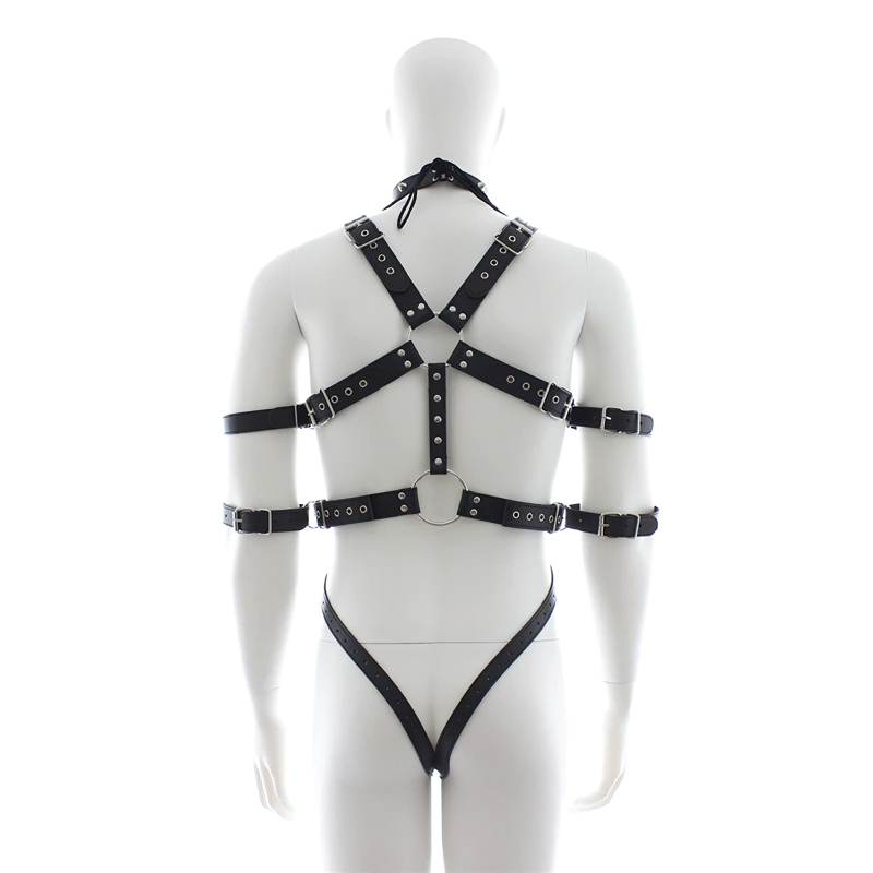 BDSM Body Harness For Men / Leather Fetish Lingerie With Belt Straps / Adult Sexual Costumes - EVE's SECRETS