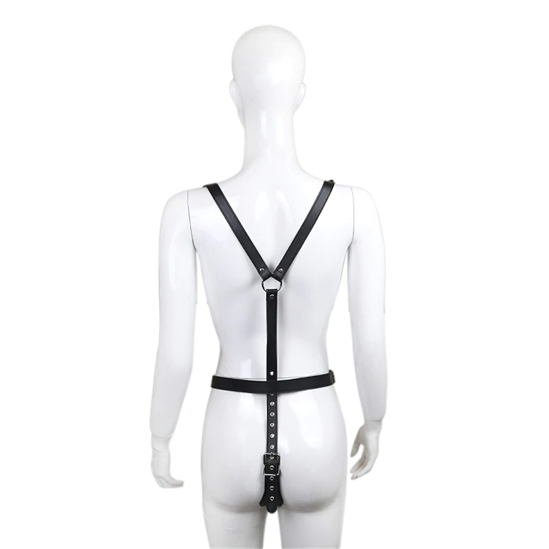 BDSM Body Harness For Men / Leather Fetish Lingerie With Belt Straps / Adult Sexual Costumes - EVE's SECRETS