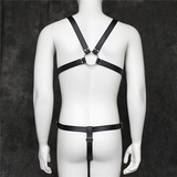 BDSM Body Harness For Men / Leather Fetish Lingerie With Belt Straps / Adult Sexual Costumes - EVE's SECRETS