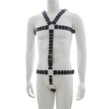 BDSM Body Harness For Men / Leather Fetish Lingerie With Belt Straps / Adult Sexual Costumes - EVE's SECRETS