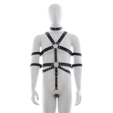 BDSM Body Harness For Men / Leather Fetish Lingerie With Belt Straps / Adult Sexual Costumes - EVE's SECRETS