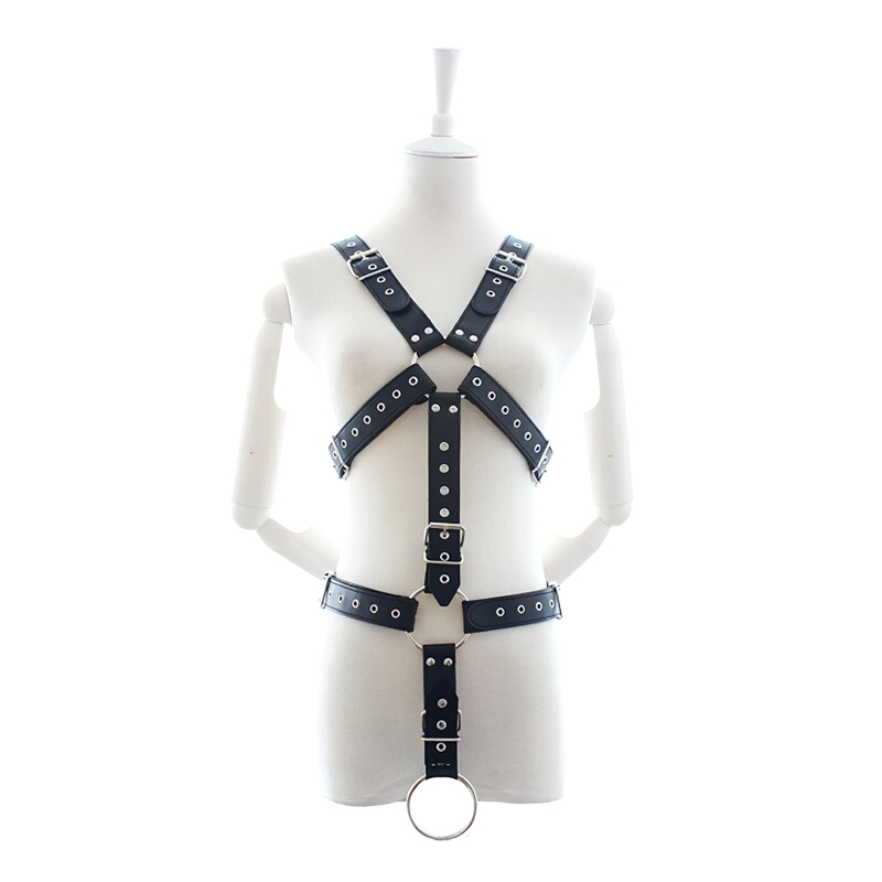 BDSM Body Harness For Men / Leather Fetish Lingerie With Belt Straps / Adult Sexual Costumes - EVE's SECRETS