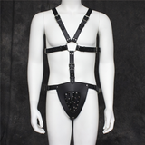 BDSM Body Harness For Men / Leather Fetish Lingerie With Belt Straps / Adult Sexual Costumes - EVE's SECRETS