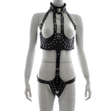 BDSM Bondage Female Harness / Chastity Belt Fetish Open Bust Erotic Dress - EVE's SECRETS