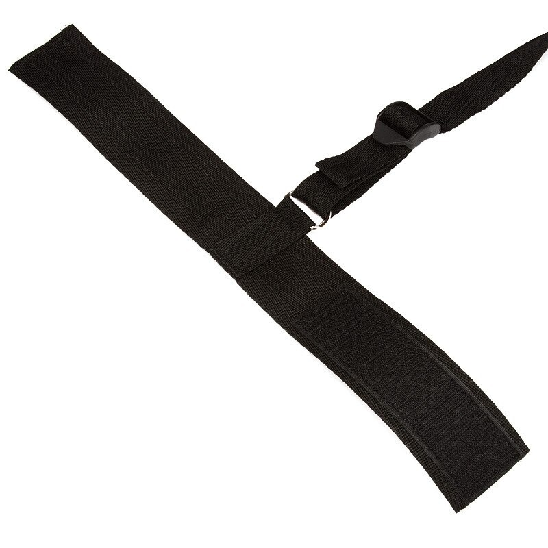 BDSM Bondage Restraints in Black Color / Nylon Handcuffs and Ankle Cuffs with Neck Pad - EVE's SECRETS