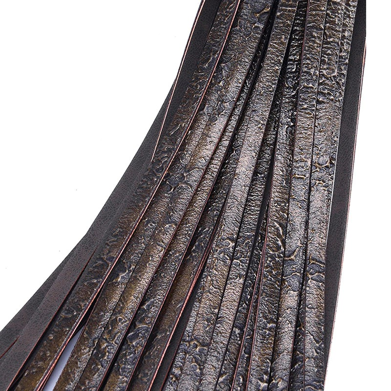 BDSM Leather Disperse Whip / Retro Wooden Whip for Couples / Adult Sexy Games Toys - EVE's SECRETS