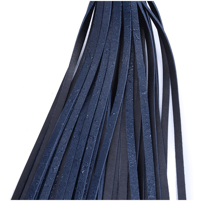 BDSM Leather Disperse Whip / Retro Wooden Handle Whips / Adult Sex Game Toys - EVE's SECRETS