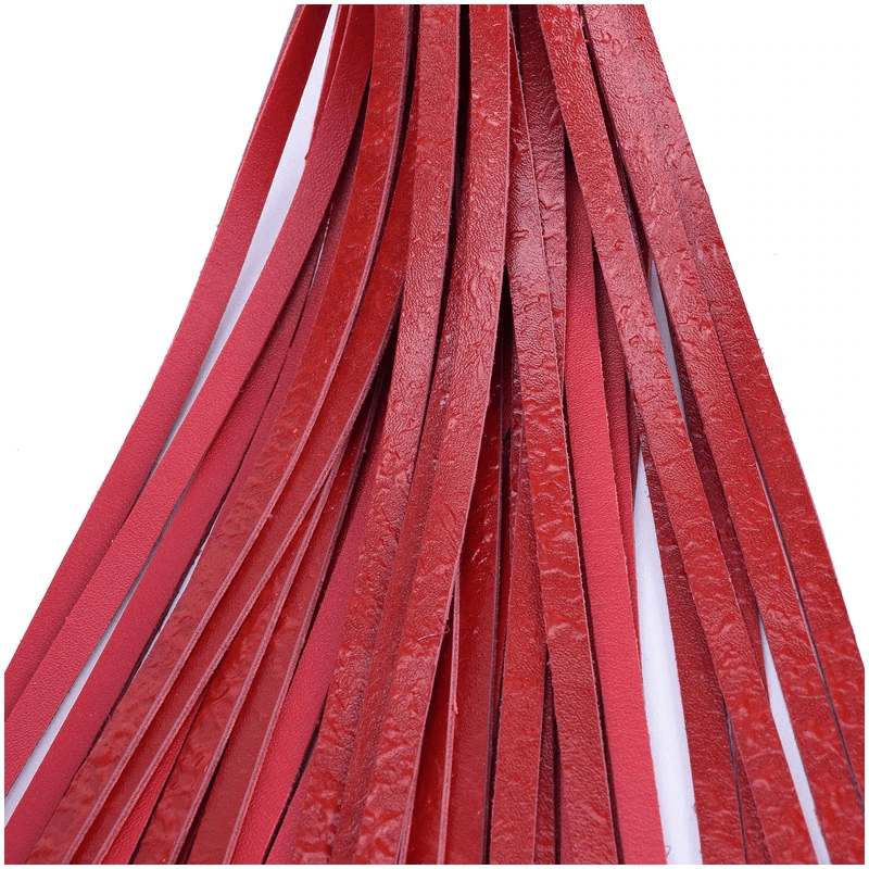 BDSM Leather Disperse Whip / Retro Wooden Handle Whips / Adult Sex Game Toys - EVE's SECRETS