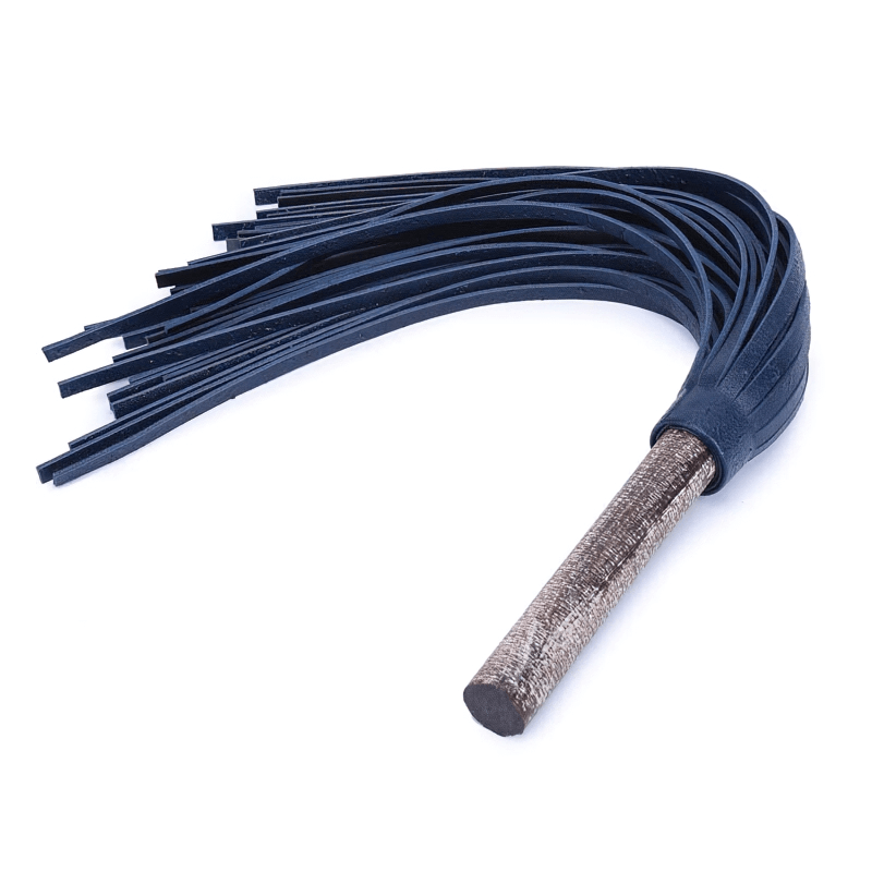 BDSM Leather Disperse Whip / Retro Wooden Handle Whips / Adult Sex Game Toys - EVE's SECRETS