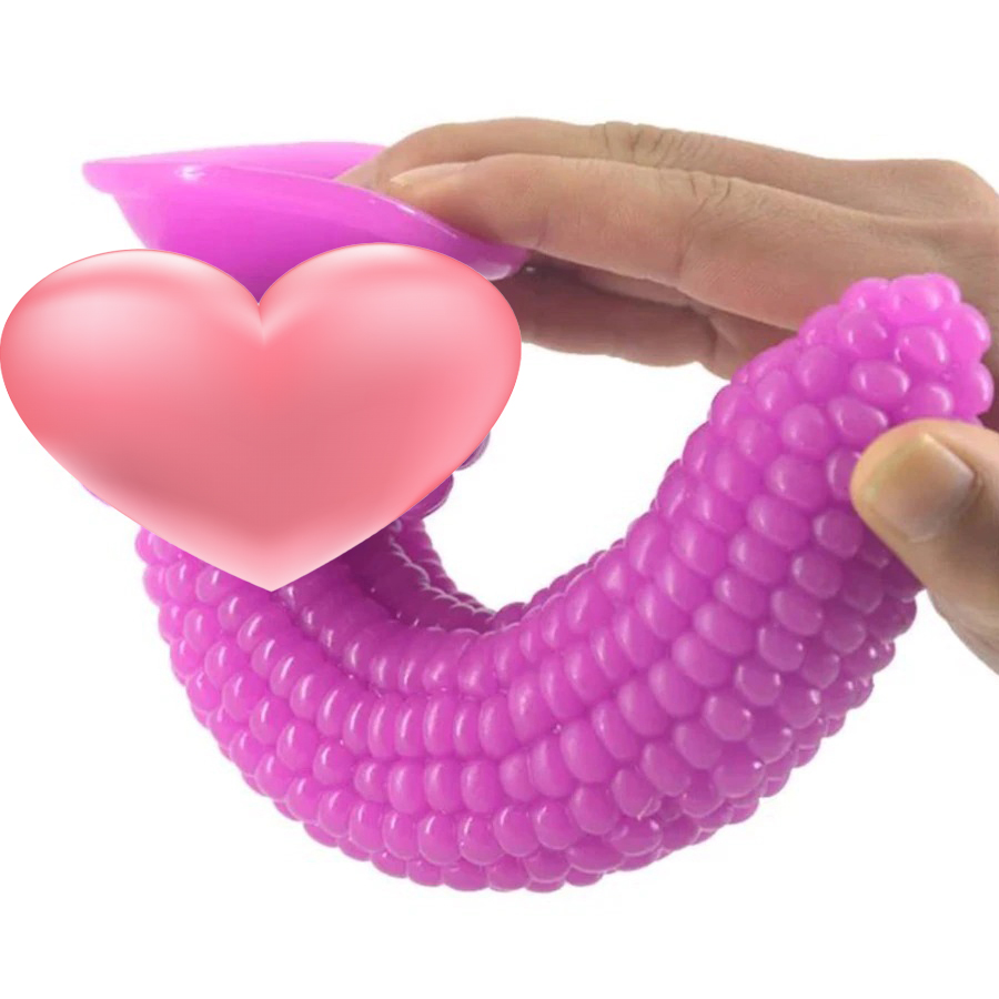 Big Vegetable Corn Dildo With Suction Cup Masturbation Products / Sex Toys For Women - EVE's SECRETS