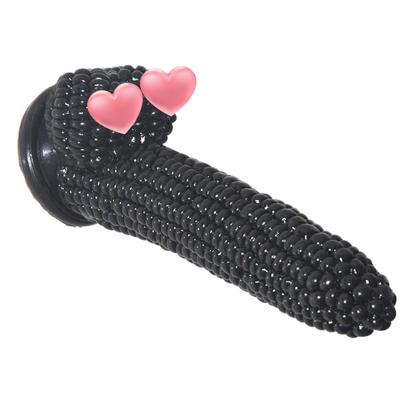 Big Vegetable Corn Dildo With Suction Cup Masturbation Products / Sex Toys For Women - EVE's SECRETS