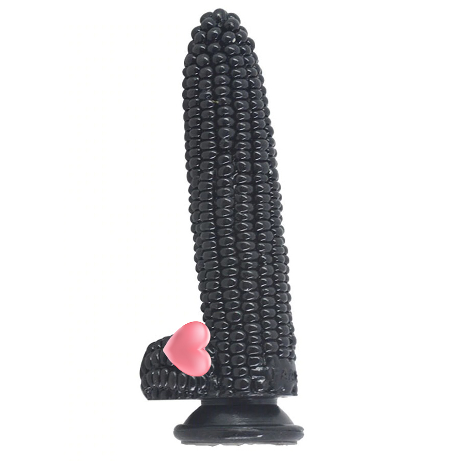Big Vegetable Corn Dildo With Suction Cup Masturbation Products / Sex Toys For Women - EVE's SECRETS