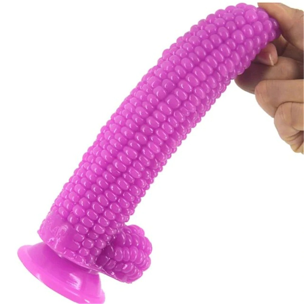 Big Vegetable Corn Dildo With Suction Cup Masturbation Products / Sex Toys For Women - EVE's SECRETS