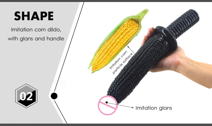 Big Women's Corn Dildo / Vegetable Sex Toys / Female Dildo For Masturbation And Sex Games - EVE's SECRETS